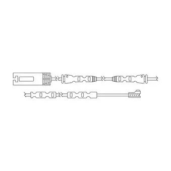 Kit de contact avertisseur, usure des plaquettes de freins DELPHI LZ0210