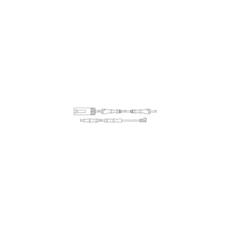 Kit de contact avertisseur, usure des plaquettes de freins DELPHI LZ0210