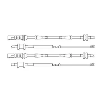 Kit de contact avertisseur, usure des plaquettes de freins DELPHI