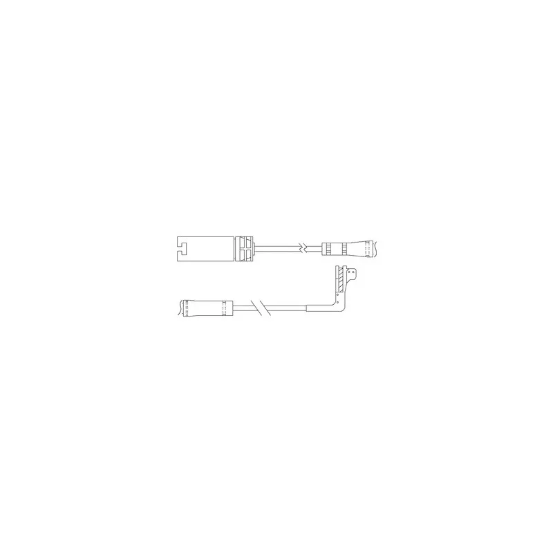 Kit de contact avertisseur, usure des plaquettes de freins DELPHI LZ0214