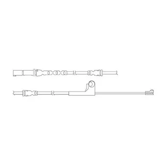Kit de contact avertisseur, usure des plaquettes de freins DELPHI LZ0218