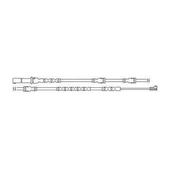 Kit de contact avertisseur, usure des plaquettes de freins DELPHI LZ0219