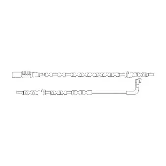 Kit de contact avertisseur, usure des plaquettes de freins DELPHI LZ0221