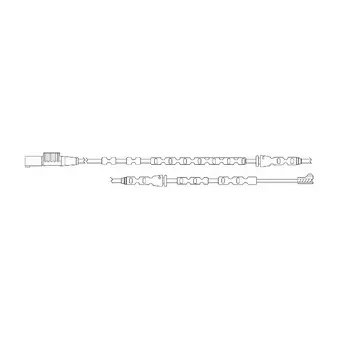 Kit de contact avertisseur, usure des plaquettes de freins DELPHI LZ0222