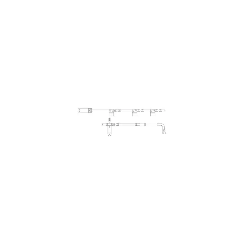 Kit de contact avertisseur, usure des plaquettes de freins DELPHI LZ0233