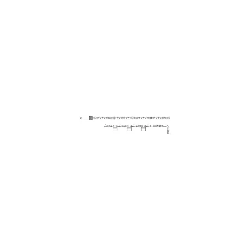 Kit de contact avertisseur, usure des plaquettes de freins DELPHI LZ0234