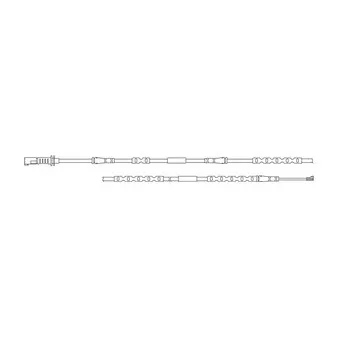 Kit de contact avertisseur, usure des plaquettes de freins DELPHI LZ0236