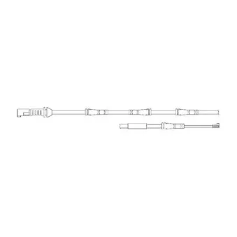 Kit de contact avertisseur, usure des plaquettes de freins DELPHI LZ0237