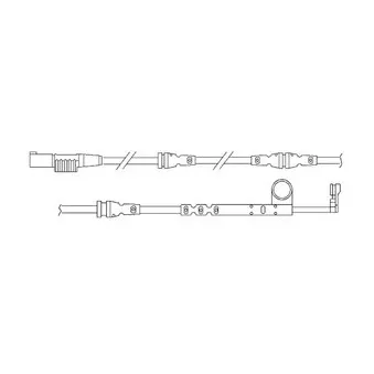 Kit de contact avertisseur, usure des plaquettes de freins DELPHI