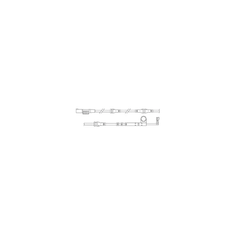 Kit de contact avertisseur, usure des plaquettes de freins DELPHI LZ0245