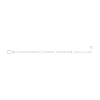 Kit de contact avertisseur, usure des plaquettes de freins DELPHI LZ0251