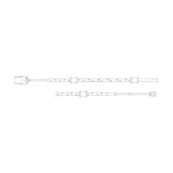 Kit de contact avertisseur, usure des plaquettes de freins DELPHI LZ0252