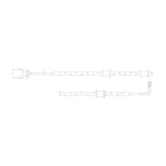 Kit de contact avertisseur, usure des plaquettes de freins DELPHI LZ0258