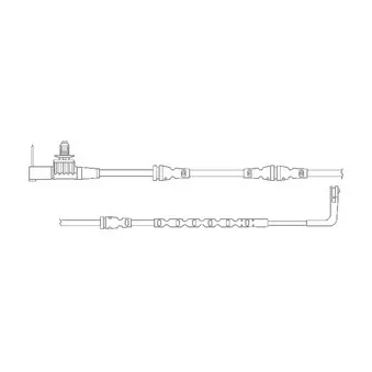 Kit de contact avertisseur, usure des plaquettes de freins DELPHI LZ0260