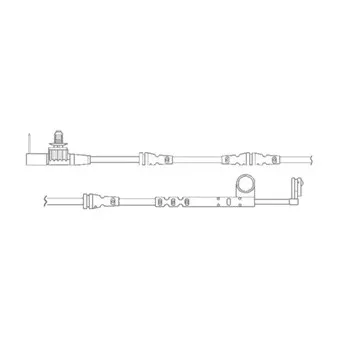 Kit de contact avertisseur, usure des plaquettes de freins DELPHI LZ0266