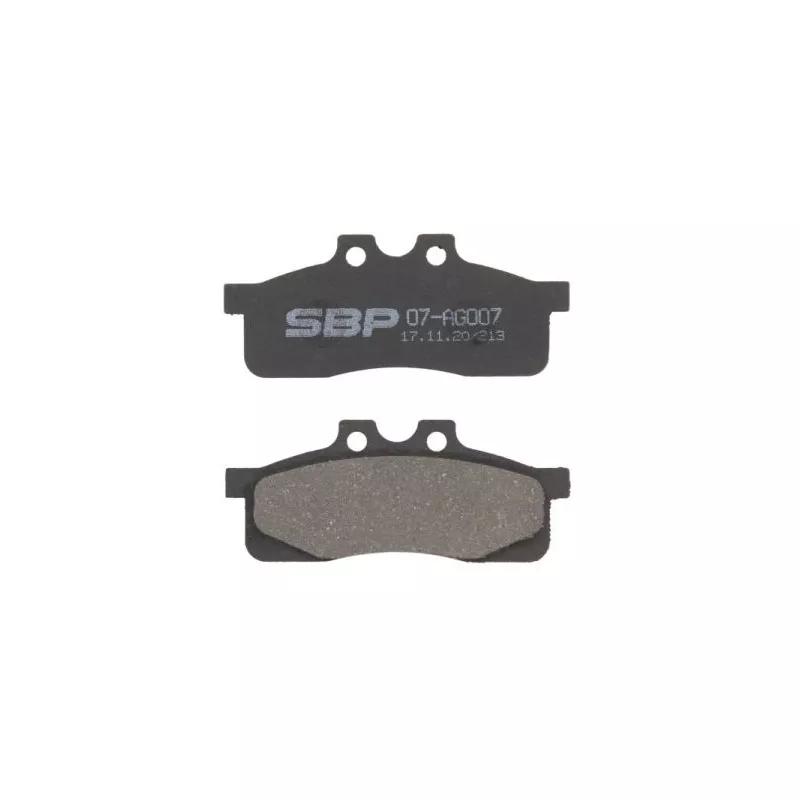 Jeu de 4 plaquettes de frein arrière SBP 07-AG007