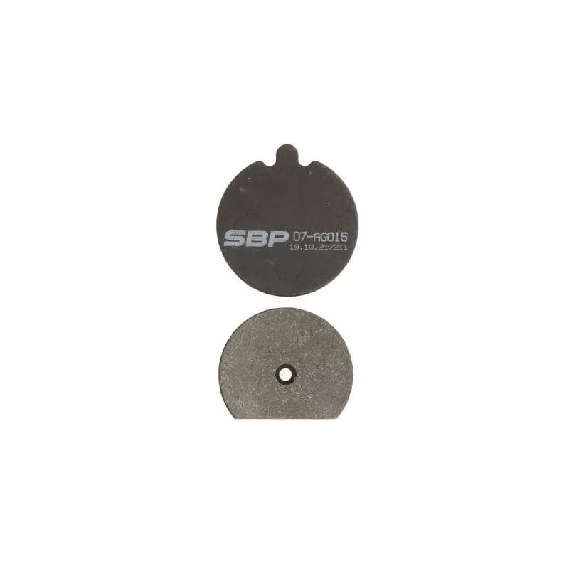Jeu de 4 plaquettes de frein arrière SBP 07-AG015