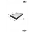 Filtre, air de l'habitacle MISFAT HB228 - Visuel 2