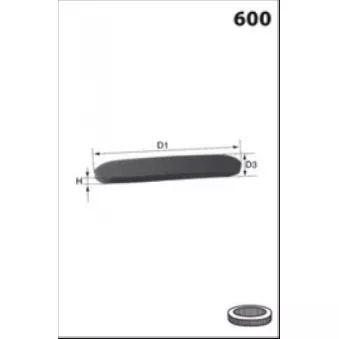 Filtre, air de l'habitacle MISFAT