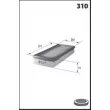 Filtre à air MISFAT PM809 - Visuel 2
