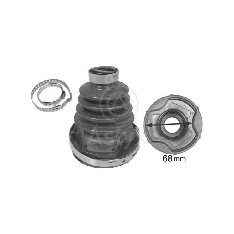 Jeu de joints-soufflets, arbre de commande avant gauche Aslyx AS-200486