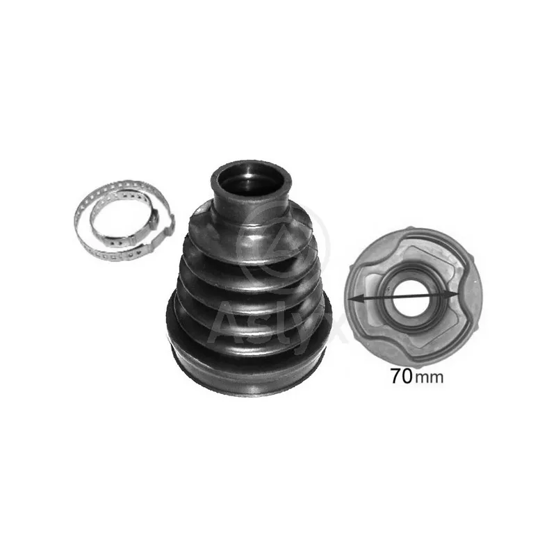 Jeu de joints-soufflets, arbre de commande avant gauche Aslyx AS-200489