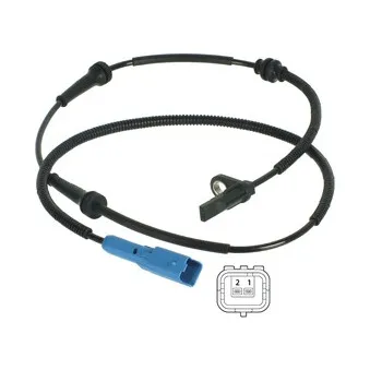 Capteur, vitesse de roue DELPHI SS20133