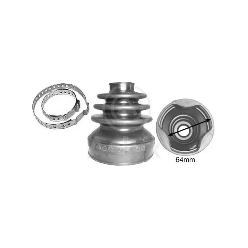 Soufflets de cardan avant Aslyx AS-501423