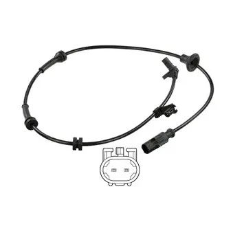 Capteur, vitesse de roue DELPHI SS20343