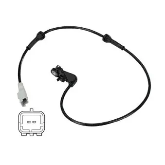 Capteur, vitesse de roue DELPHI SS20345