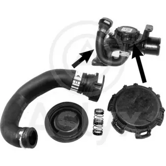 Tuyau d'aspiration, alimentation d'air Aslyx AS-535619