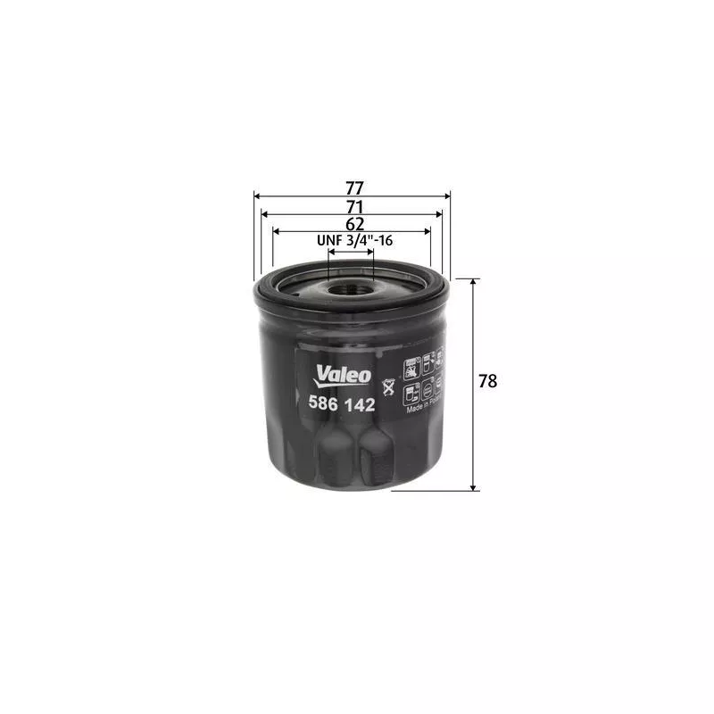 Filtre à huile VALEO 586142