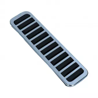 Couvre pédale d’accélérateur, chrome/caoutchouc noir, A l'unité YOUNG PARTS 0255