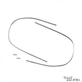 Moulure vitre arrière cabrio (moulure alu) YOUNG PARTS 0317-67