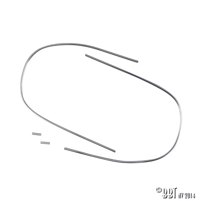 Moulure vitre arrière cabrio (moulure alu) YOUNG PARTS 0317-67