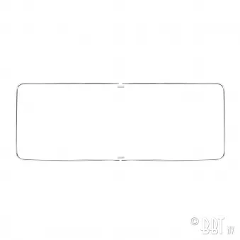 Kit moulure pour vitre latérale au milieu 'Deluxe' (moulure alu) YOUNG PARTS 0317-810