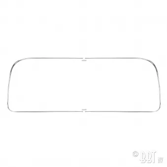 Kit moulure pour vitre arrière 'Deluxe' (moulure alu) YOUNG PARTS 0317-850