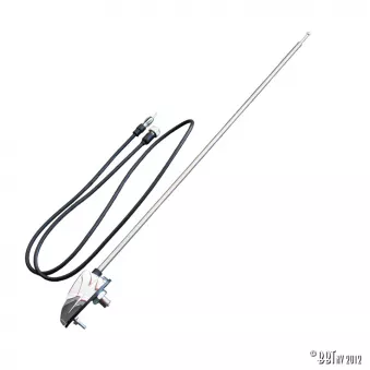 Antenne base chromée, montage 1 point YOUNG PARTS 0432-700