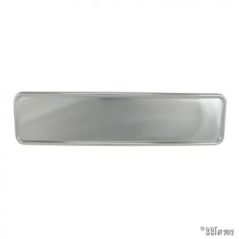 Cadre alu plaque d'immatriculation pour plaque YOUNG PARTS 0437-300