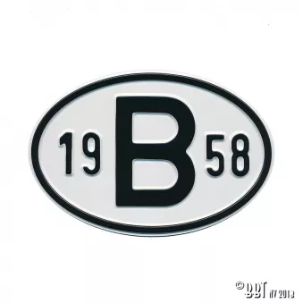 Plaquette B 1958 YOUNG PARTS 0499-158