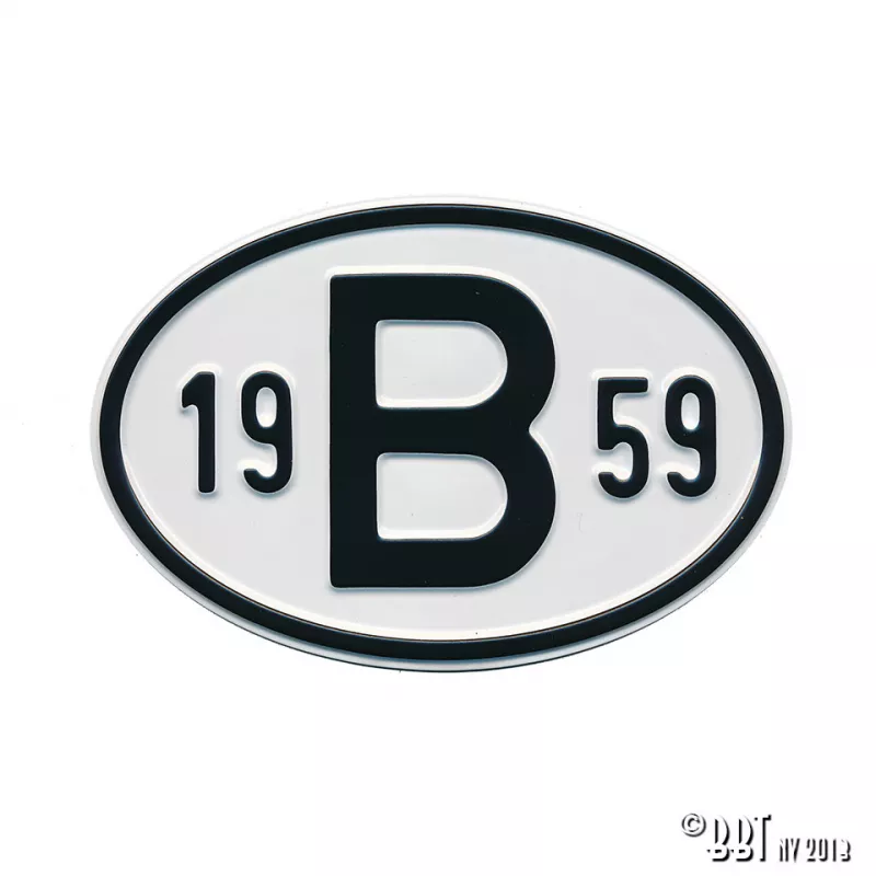 Plaquette B 1959 YOUNG PARTS 0499-159