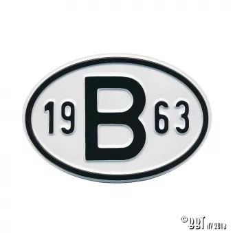 Plaquette B 1963 YOUNG PARTS 0499-163