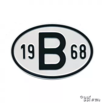 Plaquette B 1968 YOUNG PARTS 0499-168
