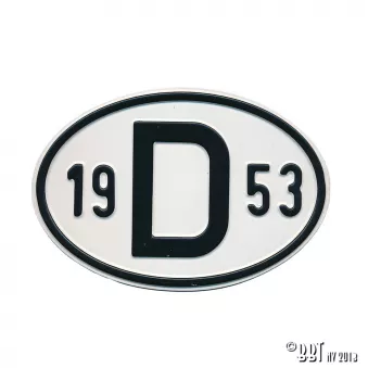 Plaquette D 1953 YOUNG PARTS 0499-453
