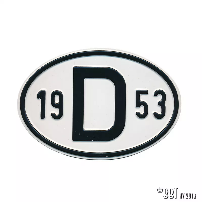 Plaquette D 1953 YOUNG PARTS 0499-453