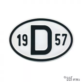 Plaquette D 1957 YOUNG PARTS 0499-457