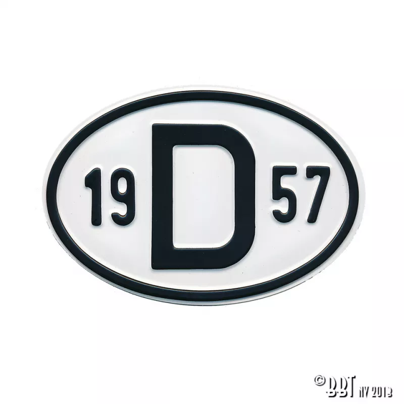 Plaquette D 1957 YOUNG PARTS 0499-457