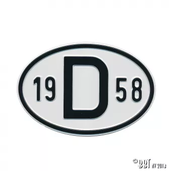 Plaquette D 1958 YOUNG PARTS 0499-458