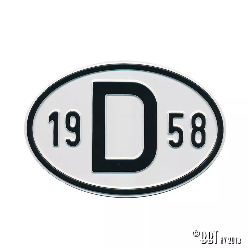 Plaquette D 1958 YOUNG PARTS 0499-458