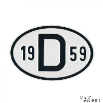 Plaquette D 1959 YOUNG PARTS 0499-459